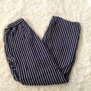 Pinstriped Jessica London pull-on pants